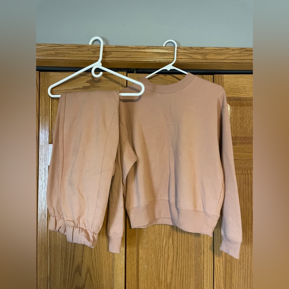 Matching Jogger and Crew Neck Set